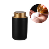 Maxbell 400ml Soap Dispenser Bottle Body Wash Pump Bottle for Hotel Home Bathroom Black Round