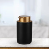 Maxbell 400ml Soap Dispenser Bottle Body Wash Pump Bottle for Hotel Home Bathroom Black Round