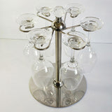 Maxbell Goblet Storage Rack Organizer Water Drainer Portable for Tabletop Bar Home