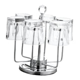 Maxbell Goblet Storage Rack Portable Water Drainer Organizer for Cabinet Kitchen