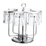 Maxbell Goblet Storage Rack Portable Water Drainer Organizer for Cabinet Kitchen