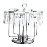 Maxbell Goblet Storage Rack Portable Water Drainer Organizer for Cabinet Kitchen