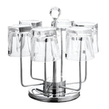 Maxbell Goblet Storage Rack Portable Water Drainer Organizer for Cabinet Kitchen