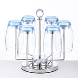 Maxbell Goblet Storage Rack Portable Water Drainer Organizer for Cabinet Kitchen