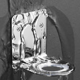Maxbell Multifunctional Wall Mount Shower Holder Storage Rack 304 for Home Toilet Silver