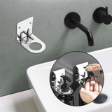 Maxbell Multifunctional Wall Mount Shower Holder Storage Rack 304 for Home Toilet Silver