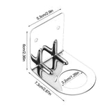 Maxbell Multifunctional Wall Mount Shower Holder Storage Rack 304 for Home Toilet Silver