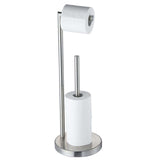 Maxbell Tissue Rolls Rack Bathroom Holds 3 Rolls Large Capacity Stainless Steel Argent