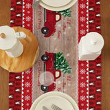 Maxbell Dining Desk Runner Table Cover Washable for Kitchen Wedding Decoration Car