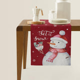 Maxbell Holiday Themed table runners Carefully Stitch for Festival New Years Party Style A