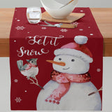 Maxbell Holiday Themed table runners Carefully Stitch for Festival New Years Party Style A