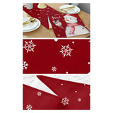 Maxbell Holiday Themed table runners Carefully Stitch for Festival New Years Party Style A