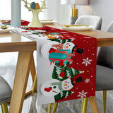 Maxbell Holiday Themed table runners Carefully Stitch for Festival New Years Party Style C