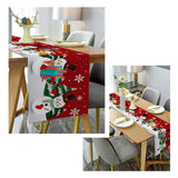 Maxbell Holiday Themed table runners Carefully Stitch for Festival New Years Party Style C