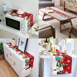 Maxbell Holiday Themed table runners Carefully Stitch for Festival New Years Party Style C