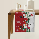 Maxbell Holiday Themed table runners Carefully Stitch for Festival New Years Party Style C