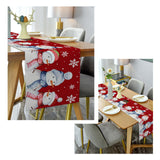Maxbell Holiday Themed table runners Carefully Stitch for Festival New Years Party Style D
