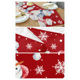 Maxbell Holiday Themed table runners Carefully Stitch for Festival New Years Party Style D