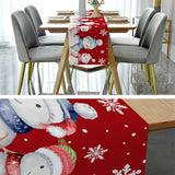 Maxbell Holiday Themed table runners Carefully Stitch for Festival New Years Party Style D