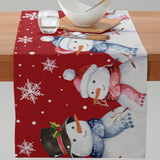 Maxbell Holiday Themed table runners Carefully Stitch for Festival New Years Party Style D