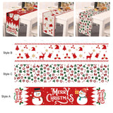 Maxbell Linen Christmas table cloth 72 Inches Long for Dining Room Holiday Party Style A