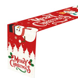 Maxbell Linen Christmas table cloth 72 Inches Long for Dining Room Holiday Party Style A
