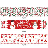 Maxbell Linen Christmas table cloth 72 Inches Long for Dining Room Holiday Party Style A