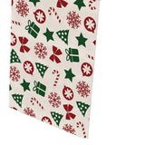 Maxbell Linen Christmas table cloth 72 Inches Long for Dining Room Holiday Party Style C