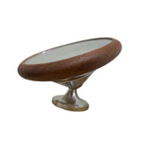 Maxbell Espresso Lens Mirror Coffee Machine Accessories for Office Home Restaurant Ebony Argent Base