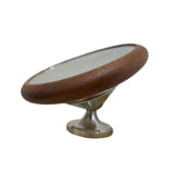 Maxbell Espresso Lens Mirror Coffee Machine Accessories for Office Home Restaurant Ebony Argent Base