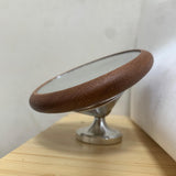Maxbell Espresso Lens Mirror Coffee Machine Accessories for Office Home Restaurant Ebony Argent Base