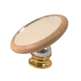 Maxbell Espresso Lens Mirror Coffee Machine Accessories for Office Home Restaurant Beech Aureate Base