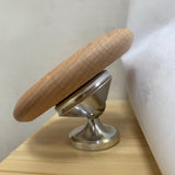 Maxbell Espresso Lens Mirror Coffee Machine Accessories for Office Home Restaurant Beech Argent Base