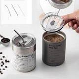 Maxbell Thermal Mug with Lid Straw Double Wall for Travel Camping Argent 300ML
