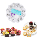 Maxbell Cake Decorating Kitchen Gadget DIY Tool for Home Restaurant Household 17pcs