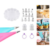 Maxbell Cake Decorating Kitchen Gadget DIY Tool for Home Restaurant Household 17pcs