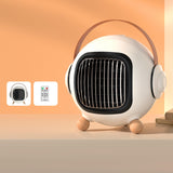 Maxbell Portable Space Heater Cooling and Heating Fan for Office Indoor Living Room White