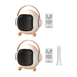 Maxbell Portable Space Heater Cooling and Heating Fan for Office Indoor Living Room White