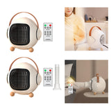 Maxbell Portable Space Heater Cooling and Heating Fan for Office Indoor Living Room White