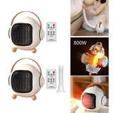 Maxbell Portable Space Heater Cooling and Heating Fan for Office Indoor Living Room White