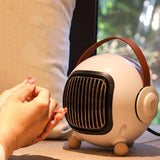 Maxbell Portable Space Heater Cooling and Heating Fan for Office Indoor Living Room White