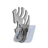 Maxbell Wall Toothbrush Holder Palm Leaf Self Adhesive Hook for shower black