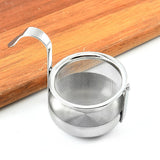 Maxbell Rotating Tea Strainer Teaware Fine Mesh Portable for Party kitchen Silver