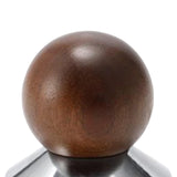 Maxbell Professional Espresso Press Tamper Wooden Ergonomics Handle Flat Base Mini 53mm