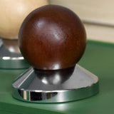 Maxbell Professional Espresso Press Tamper Wooden Ergonomics Handle Flat Base Mini 53mm