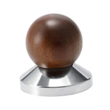 Maxbell Professional Espresso Press Tamper Wooden Ergonomics Handle Flat Base Mini 58mm