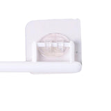 Maxbell Tissue Roll Hanger Rotating Rod Tissue Roll Hanger for Countertop White