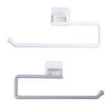 Maxbell Tissue Roll Hanger Rotating Rod Tissue Roll Hanger for Countertop White