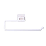 Maxbell Tissue Roll Hanger Rotating Rod Tissue Roll Hanger for Countertop White
