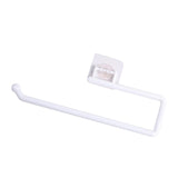 Maxbell Tissue Roll Hanger Rotating Rod Tissue Roll Hanger for Countertop White